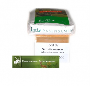 Lord 02 - Schattenrasen (halbschattige/schattige Lagen)(VPE 1 kg)